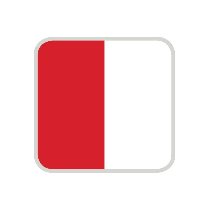 Pro-Form Mouthguard Laminates - 2 Colour-Square-Red/White