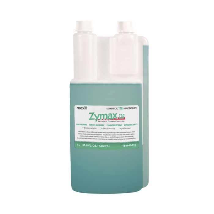 Zymax 128 Enzymatic Cleaning Solution  - 33.8 fl oz Bottle
