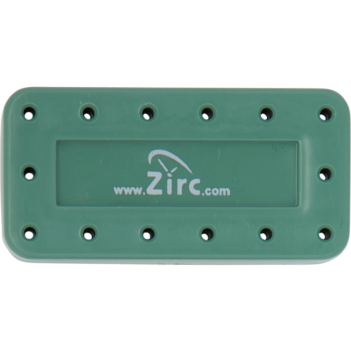 Bur Block - 14-Hole Magnetic-Green (D)