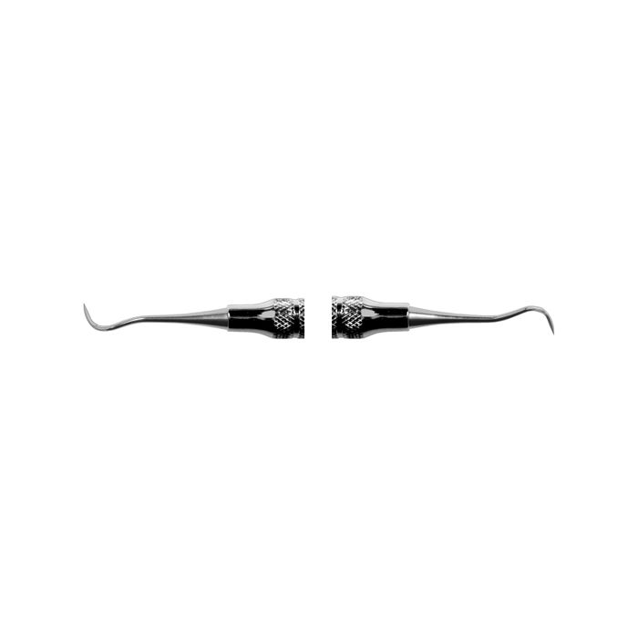 204S Thin Posterior Sickle-Ergonomic Silicone/Stainless