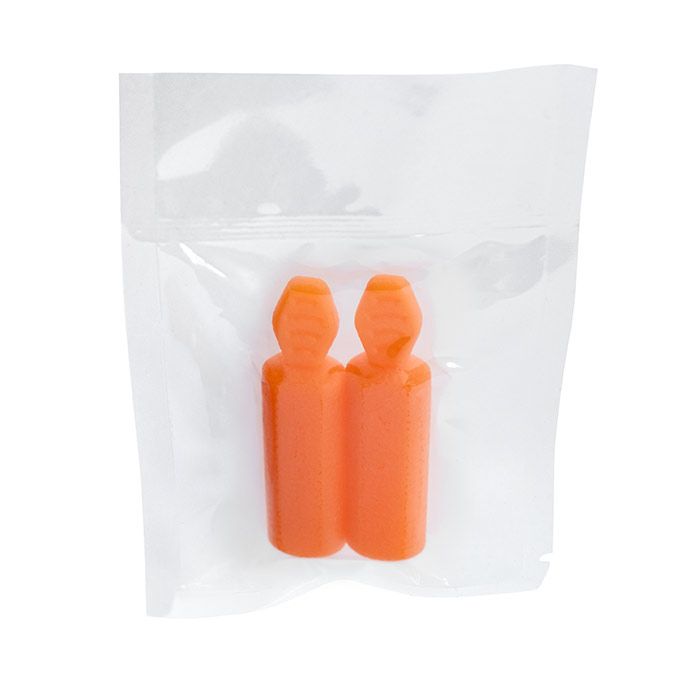 Ortho Aligner Tray Seaters - Flat - Tangerine