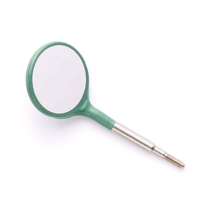 Crystal HD #4 Mouth Mirror Head Single Color (12pk)-Green (D)