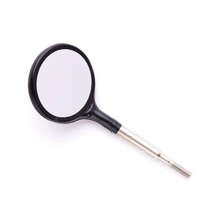 Crystal HD #4 Mouth Mirror Head Single Color (12pk)-Black (K)