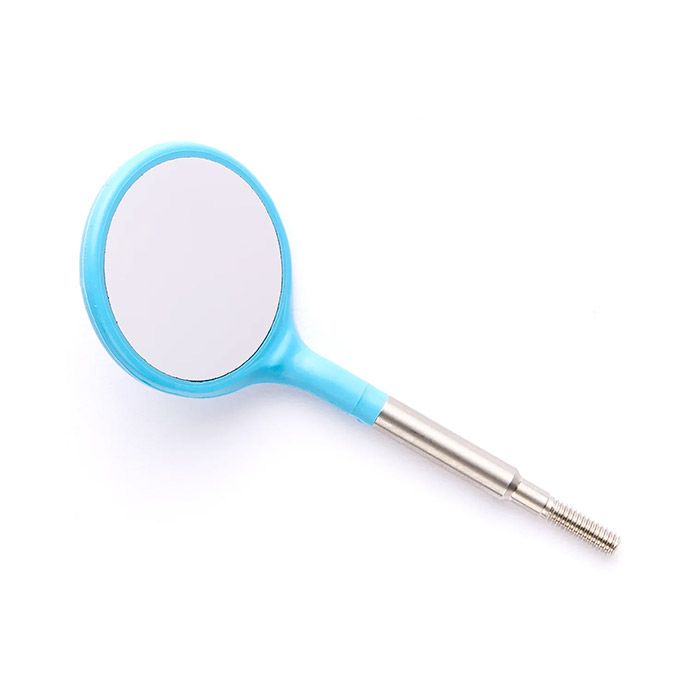 Crystal HD #5 Mouth Mirror Head Single Color (12pk)-Neon Blue (N)