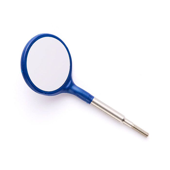 Crystal HD #5 Mouth Mirror Head Single Color (12pk)-Midnight Blue (T)