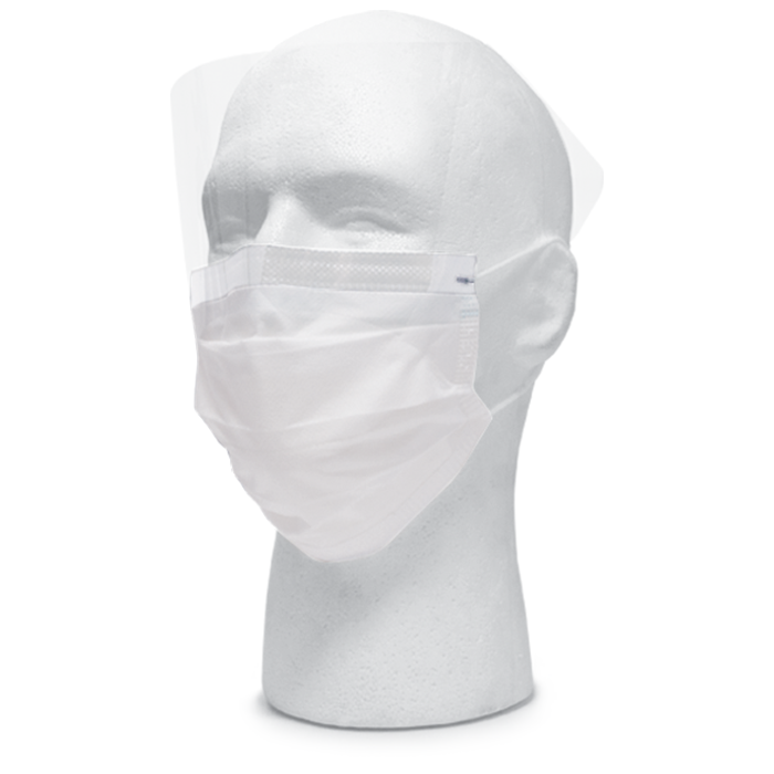 maxill Plus Masks with Anti-fog Visor - White