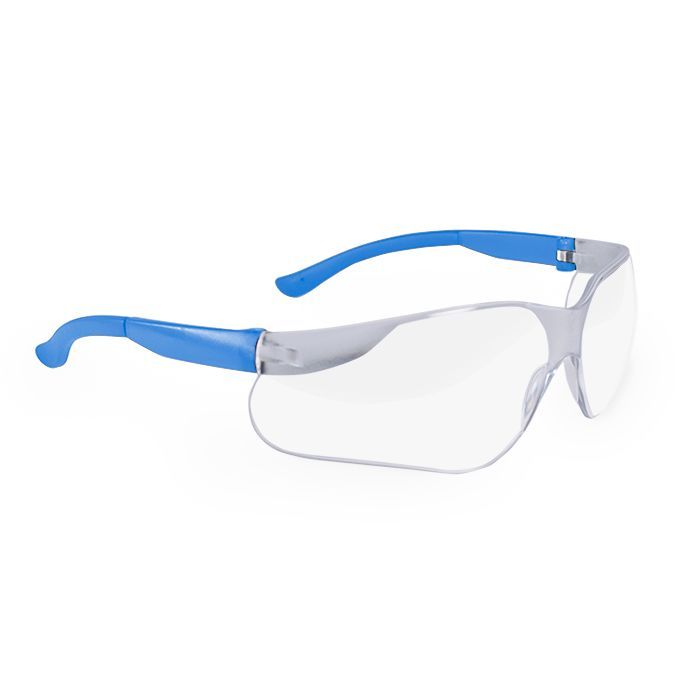 maxill Frames - Adult 276 - Blue with Clear Lenses