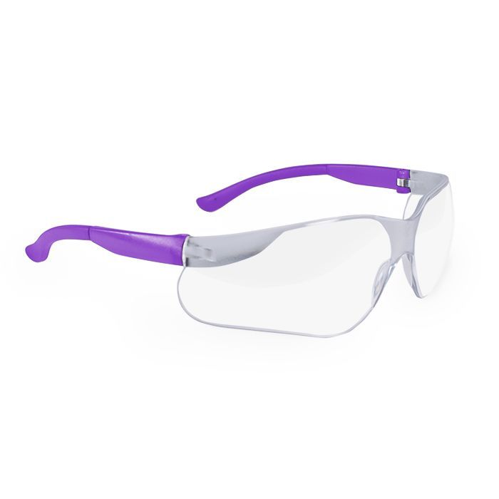 maxill Frames - Adult 276 - Purple with Clear Lenses