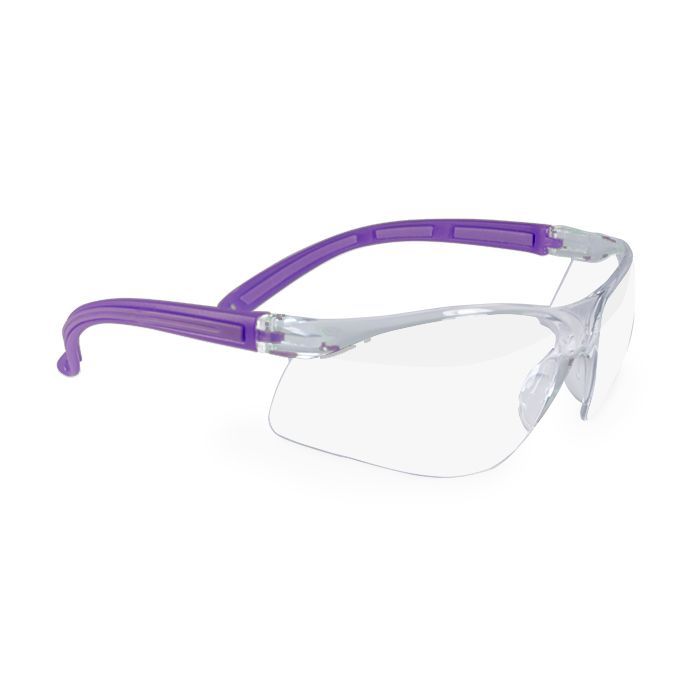 maxill Frames - Adult 277c - Purple with Clear Lenses