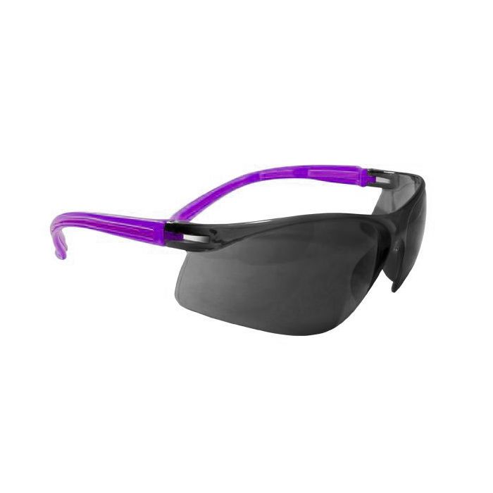 maxill Framed safety glasses in purple and black