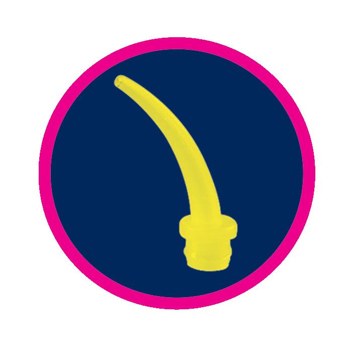 Mixing Tips Intra Oral Extensions Small Yellow 26mm