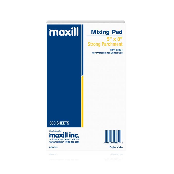 Strong Parchment Mixing Pad - 5" x 8"