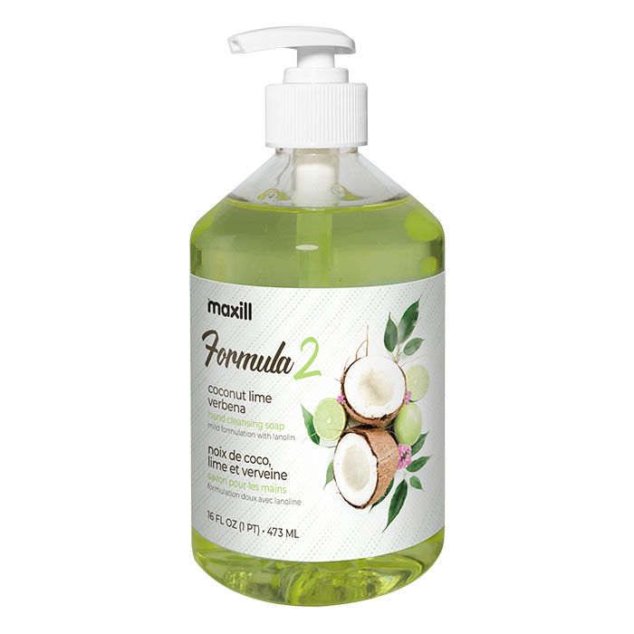 maxill Formula 2 coconut line gentle hand soap.