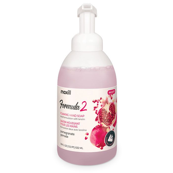 maxill Formula 2 pomegranate scented foaming hand soap