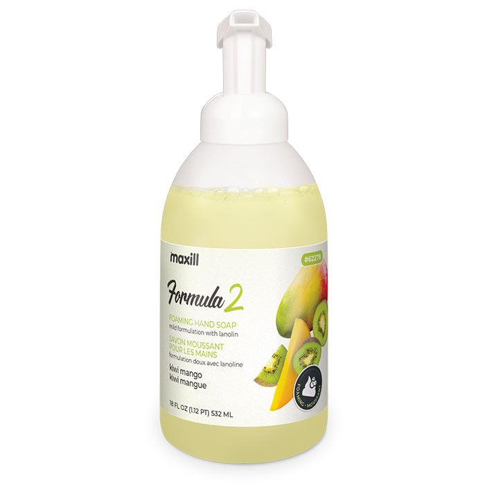 maxill Formula 2 kiwi mango foaming hand soap.