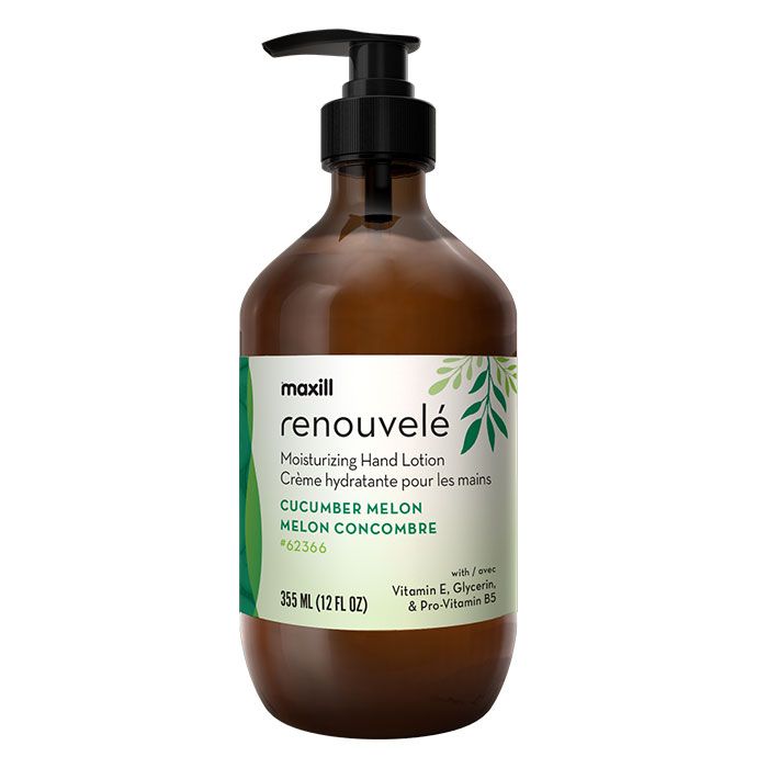 renouvelé Moisturizing Hand Lotion - 355 mL Bottle - Cucumber Melon