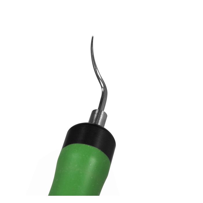 Right-Curved Perio - Green Soft Ergo Grip - 30K Internal Water