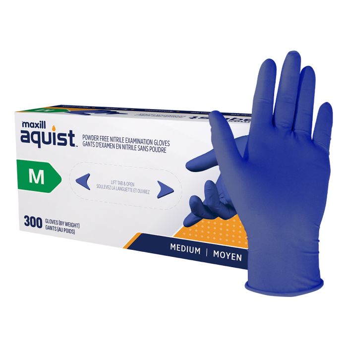 maxill aquist Nitrile Medical Exam Gloves - Medium