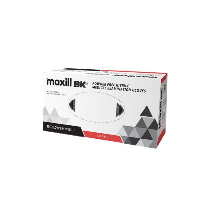 Box of small maxill BK5 powder free Nitrile gloves