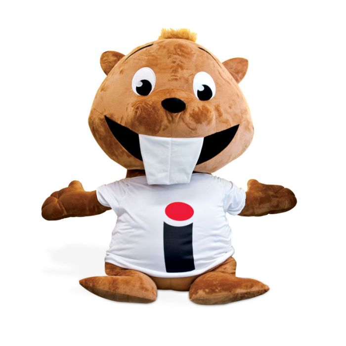 44" Bucky Beaver Plush Toy
