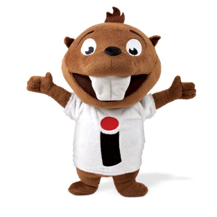 12" Bucky Beaver Plush Toy