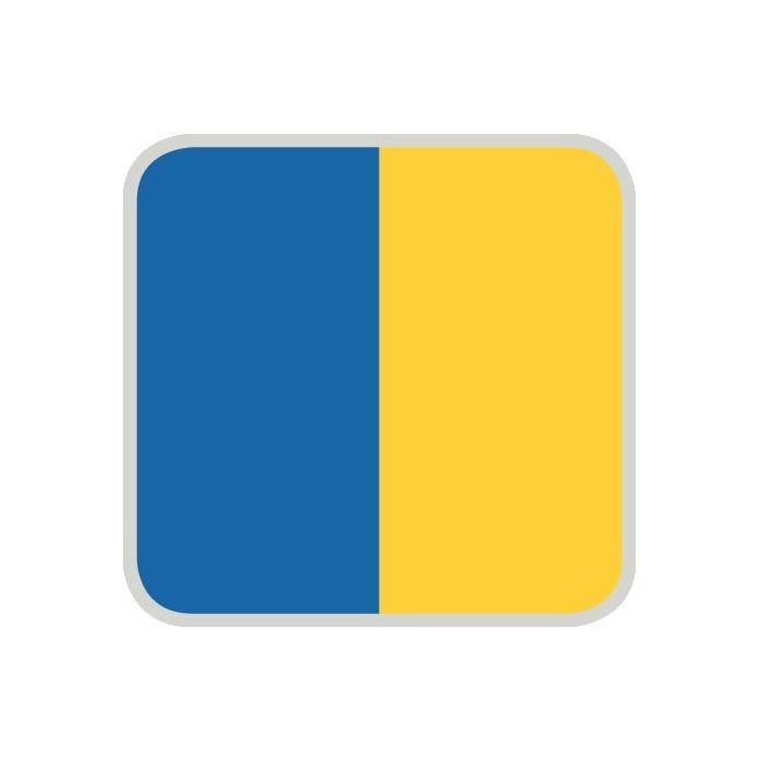 Pro-Form Mouthguard Laminates - 2 Colour-Square-Blue/Yellow