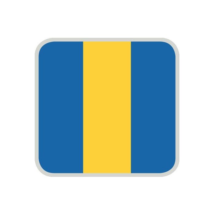 Pro-Form Mouthguard Laminates - 3 Colour-Square-Blue/Yellow/Blue