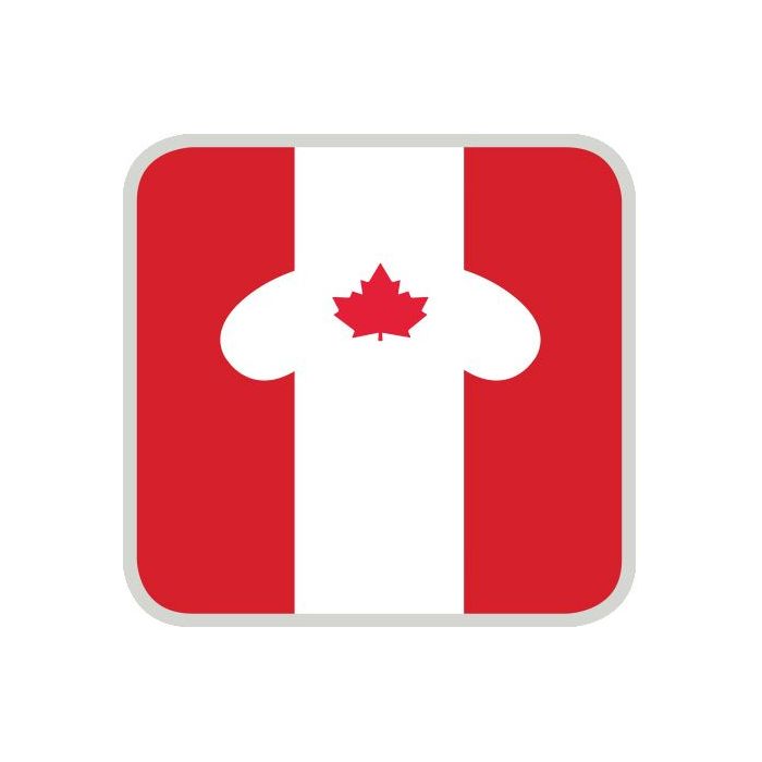 Pro-Form Mouthguard Laminates - 3 Colour-Square-Canada Red/White/Red