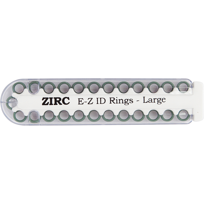 E-Z ID Rings - Large (6.35mm - 9.525mm)-Green (D)