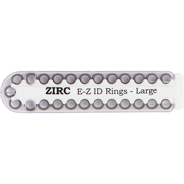 E-Z ID Rings - Large (6.35mm - 9.525mm)-Grey (I)