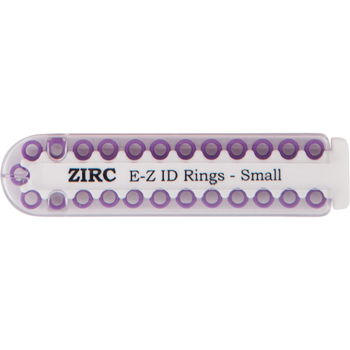 E-Z ID Rings - Small (3.175mm - 6.35mm)-Plum (E)