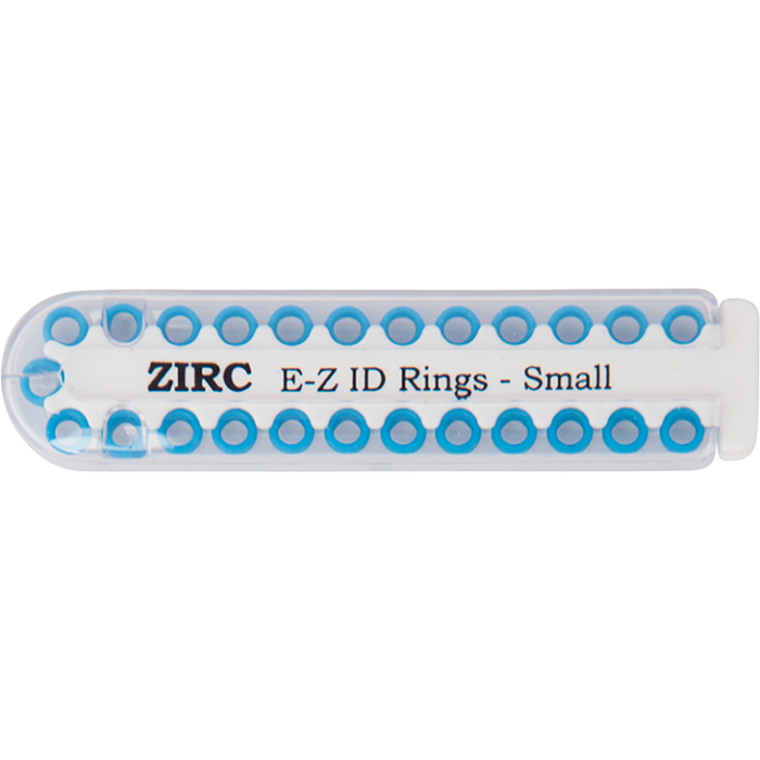 E-Z ID Rings - Small (3.175mm - 6.35mm)-Neon Blue (N)