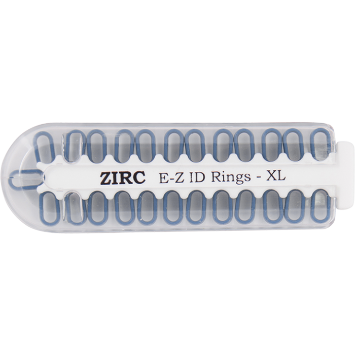 E-Z ID Rings - Extra Large (9.525mm - 12.7mm)-Blue (B)