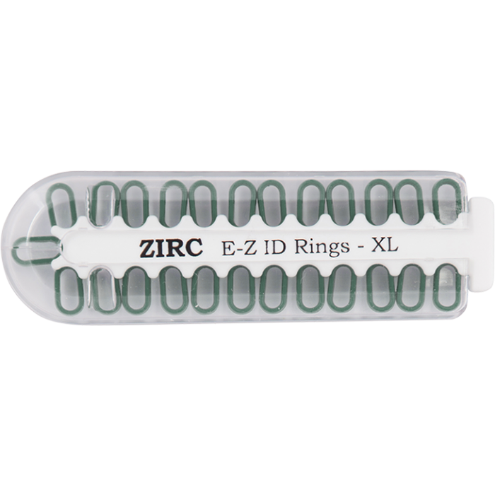 E-Z ID Rings - Extra Large (9.525mm - 12.7mm)-Green (D)