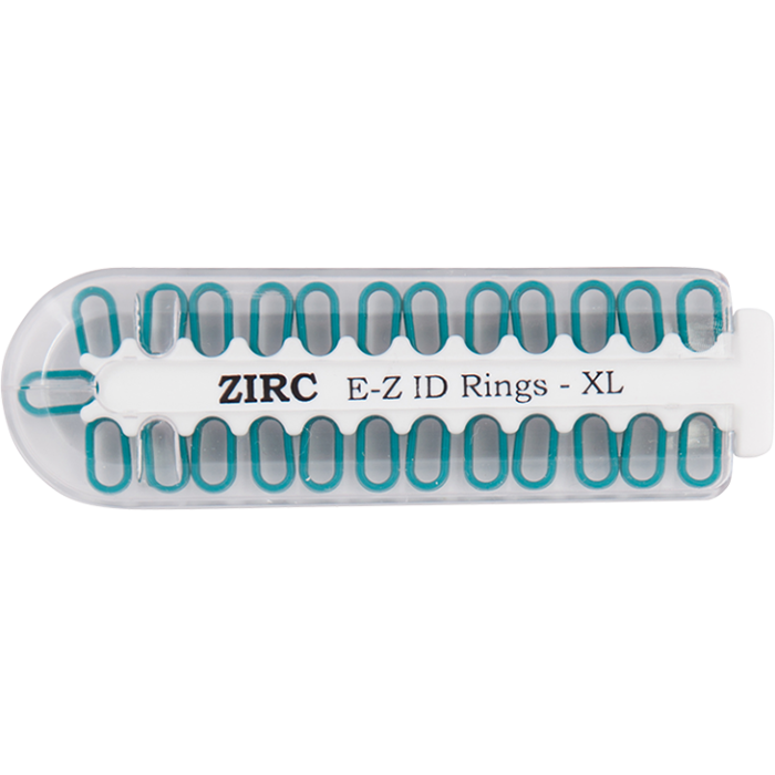 E-Z ID Rings - Extra Large (9.525mm - 12.7mm)-Teal (J)