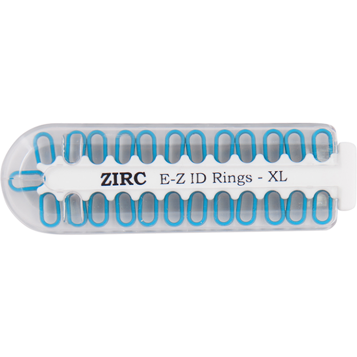 E-Z ID Rings - Extra Large (9.525mm - 12.7mm)-Neon Blue (N)