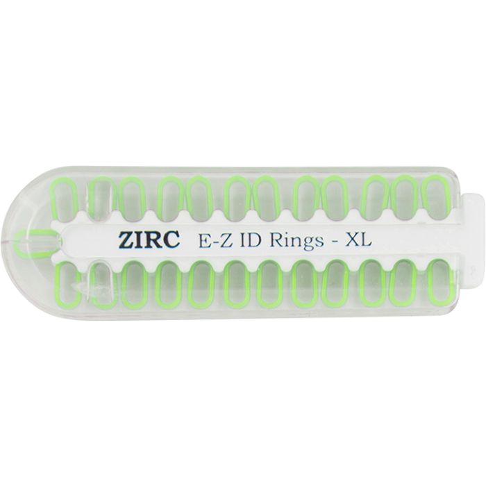 E-Z ID Rings - Extra Large (9.525mm - 12.7mm)-Neon Green (P)