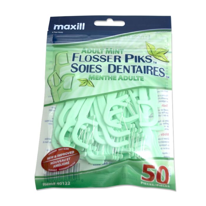 50 Pc. Adult Mint Flosser Piks
