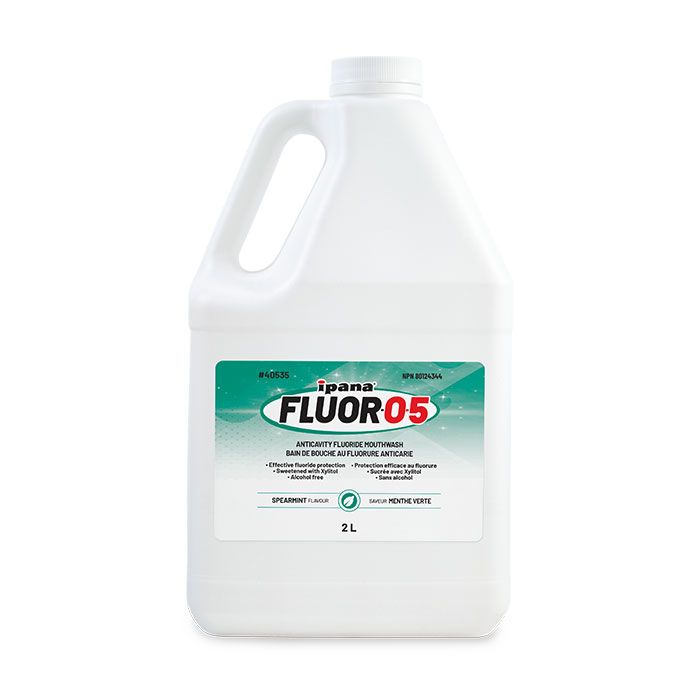 ipana Fluor-o-5 anticavity fluoride mouthwash, spearmint flavour