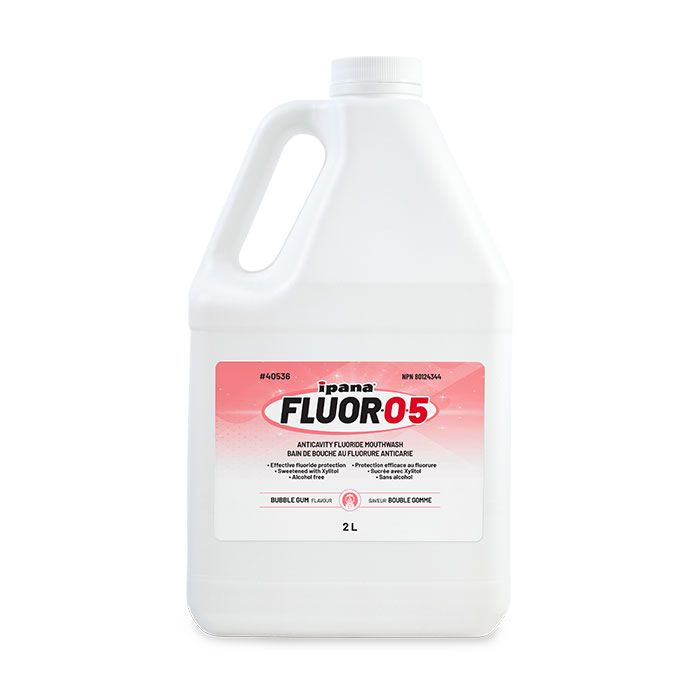 ipana Fluor-o-5 anticavity fluoride mouthwash, bubble gum flavour
