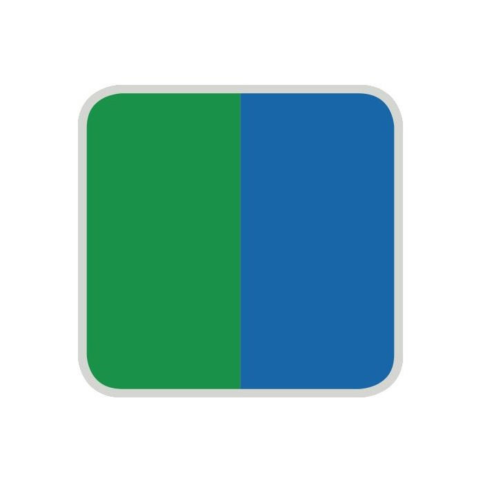 Pro-Form Mouthguard Laminates - 2 Colour-Square-Green/Blue