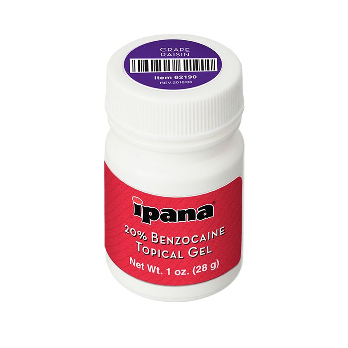 ipana 20% Benzocaine Topical Gel - Grape