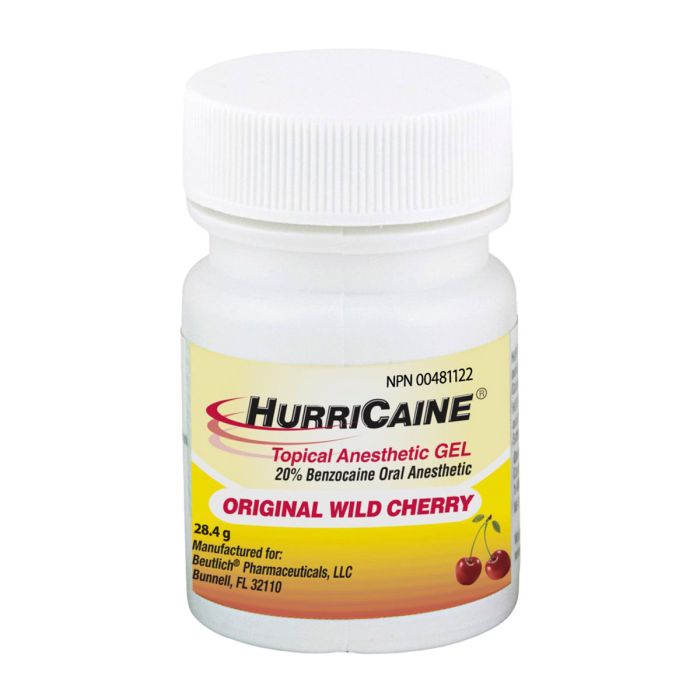 HurriCaine Topical Anesthetic Gel - Original Wild Cherry