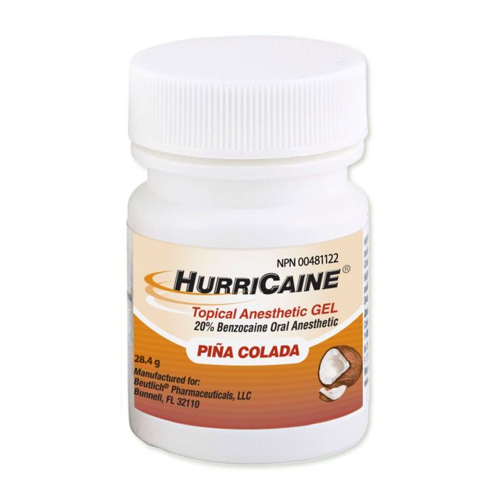 HurriCaine Topical Anesthetic Gel - Piña Colada
