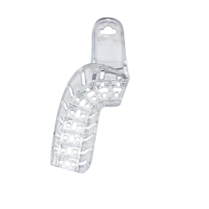 #7 Upper Left/Lower Right Quad Tray - Krystal Klear Impression Tray