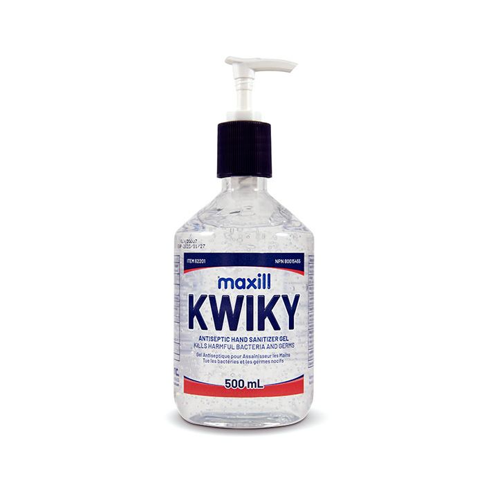 KWIKY Antiseptic Hand Sanitizer Gel - 500 mL Pump