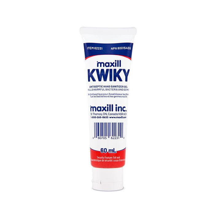 KWIKY Antiseptic Hand Sanitizer Gel  - 60 mL Tube