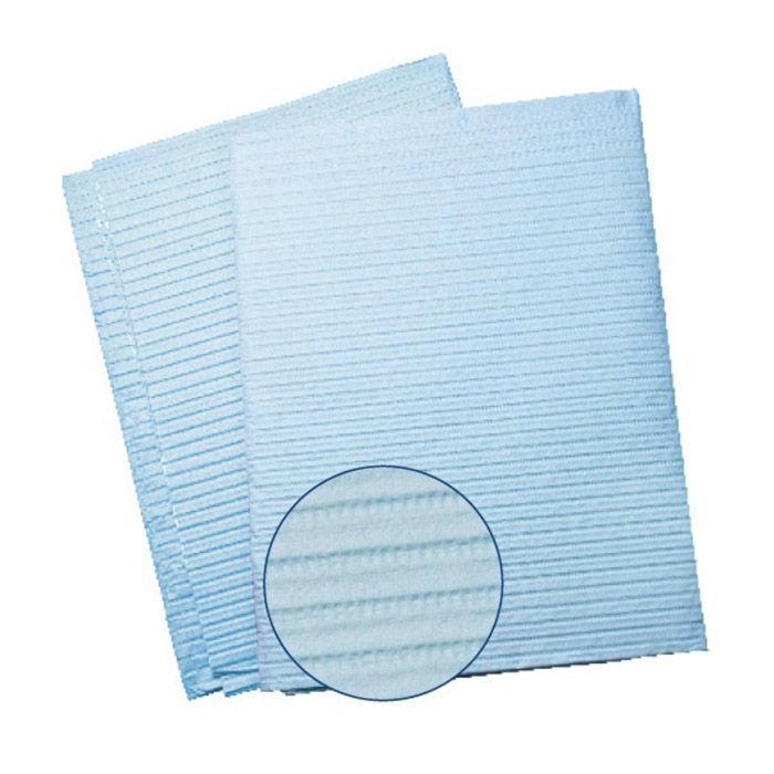 Blue maxi-bibs plus premium patient bib.