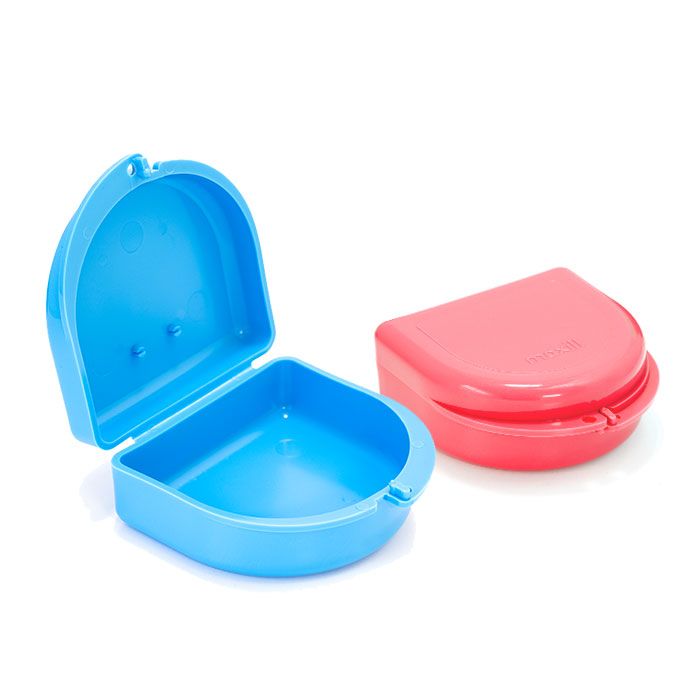 thumbnail interactive-video image 1 of 12 Pack Assorted Dental Retainer Storage Cases - Mouthguard Containers, NIVO 1 of 6