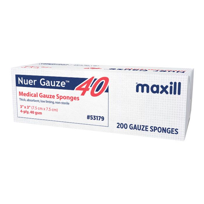 Nuer Gauze 4 ply Non-Woven Non-Sterile 2" x 2"